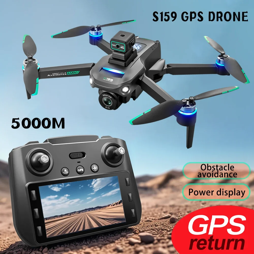 Drone Rc Gps S159 - 2024 S159 GPS Дрон Профессиональная камера