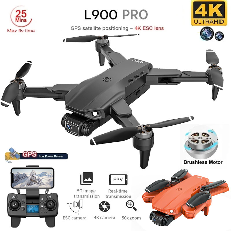 Drone Kf Rc - Квадрокоптер L900 Pro складной с GPS