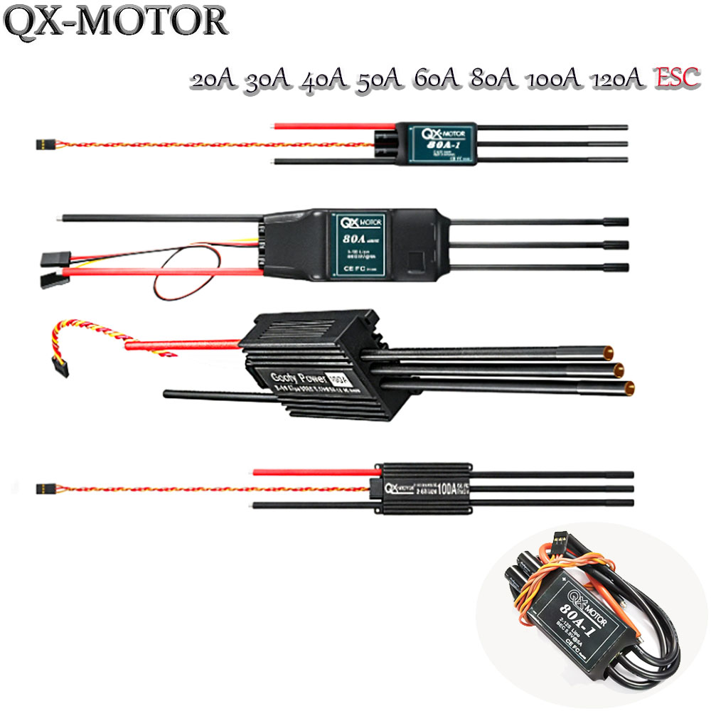 Drone Kf Rc - Бесщеточный регулятор скорости ESC 20A-120A, совместимый