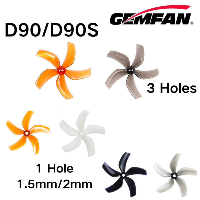Micro Fpv Quad - D90 5-лопастной пропеллер D90-5 Gemfan Реквизит