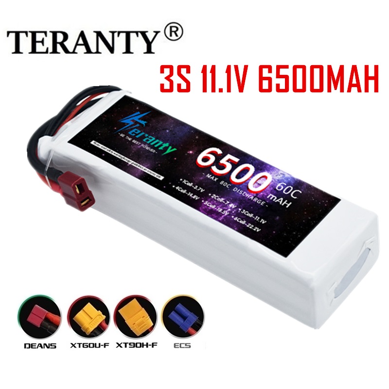 Drone Avion Rc - Аккумулятор TERANTY 11,1 В, 6500 мАч,