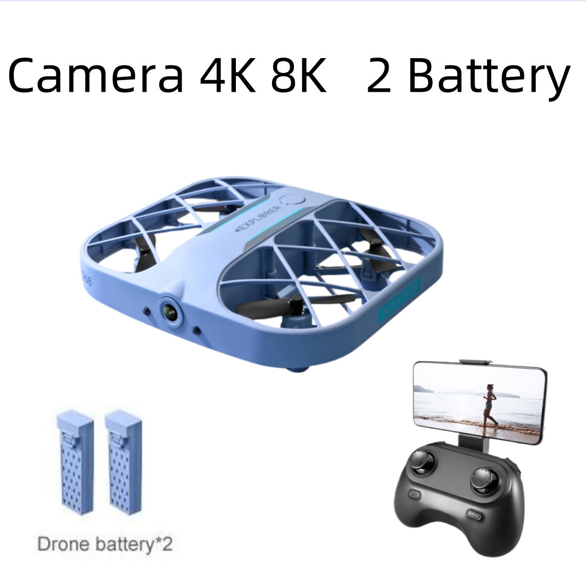 Drone Kf Rc - JJRC H107 FPV RC дрон с
