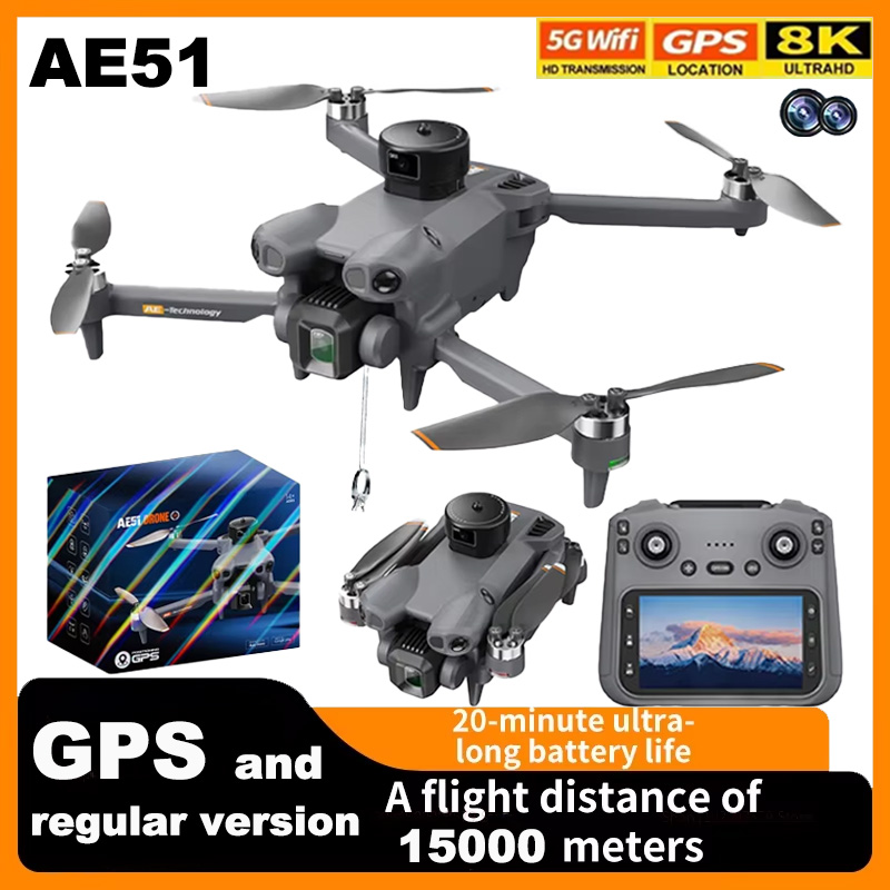 Дрон AE51 GPS с 4-сторонним об – обзор и цена Drone Avion Rc
