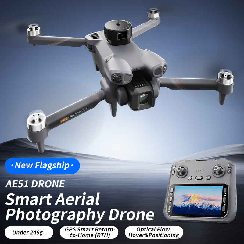 Дрон AE51 GPS с 4-сторонним об – обзор и цена Drone Avion Rc