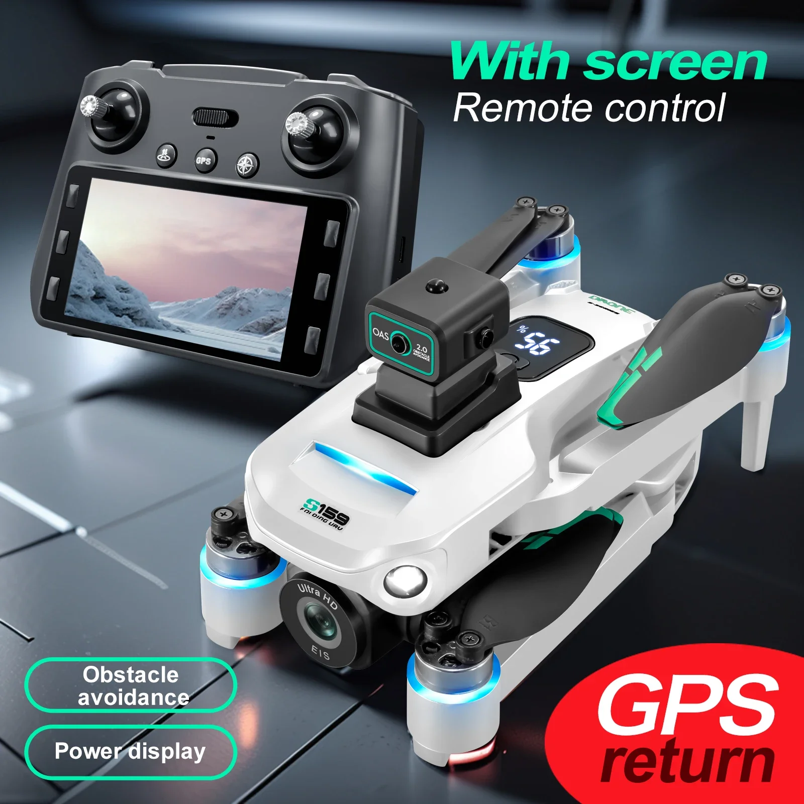 2024 S159 GPS Дрон Профессиона – обзор и цена Drone Rc Gps S159
