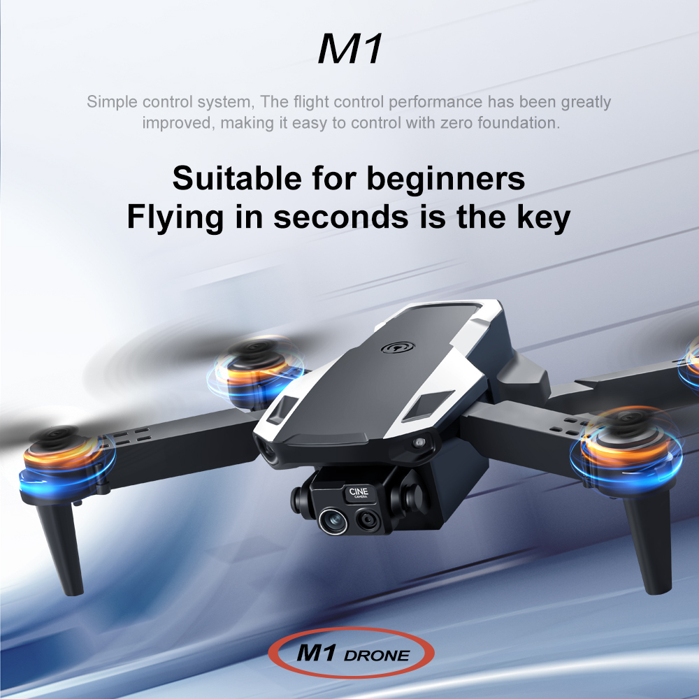 Складной дрон GISAEV M1 с опци – обзор и цена Drone Smart Rc Foldable