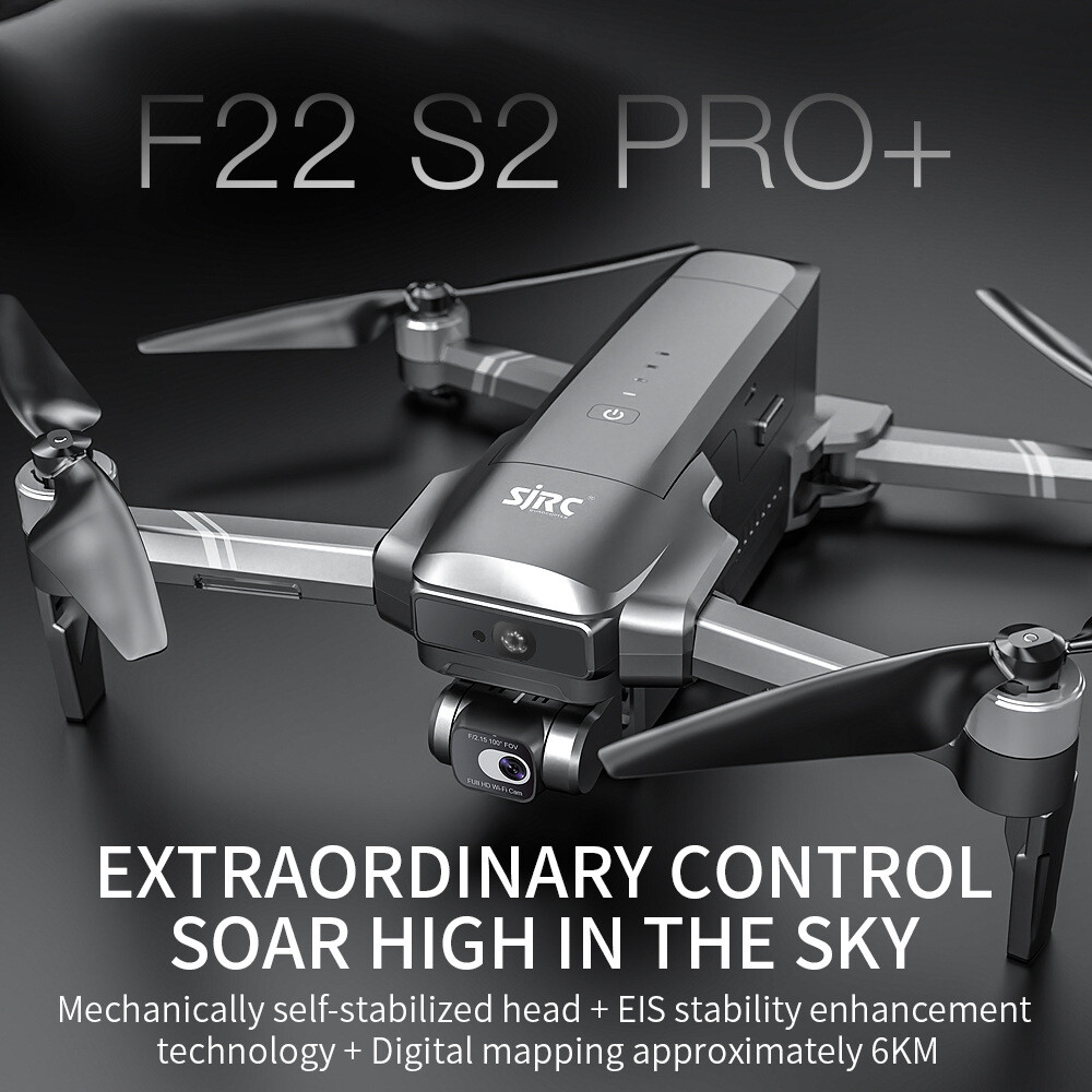 Дрон SJRC F22 S2 PRO+ с GPS, д – обзор и цена Drone Sjrc