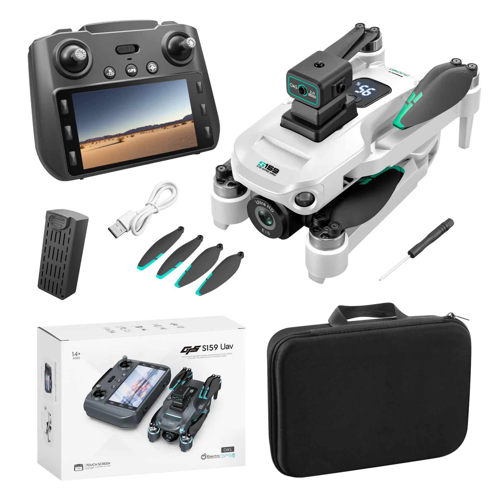Профессиональный S159 GPS-дрон – обзор и цена Drone Rc Gps S159