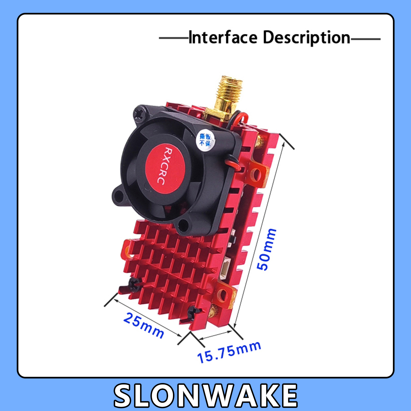SLONWAKE 5,8G 2 Вт VTX FPV 180 – обзор и цена Joystick Rc Drone