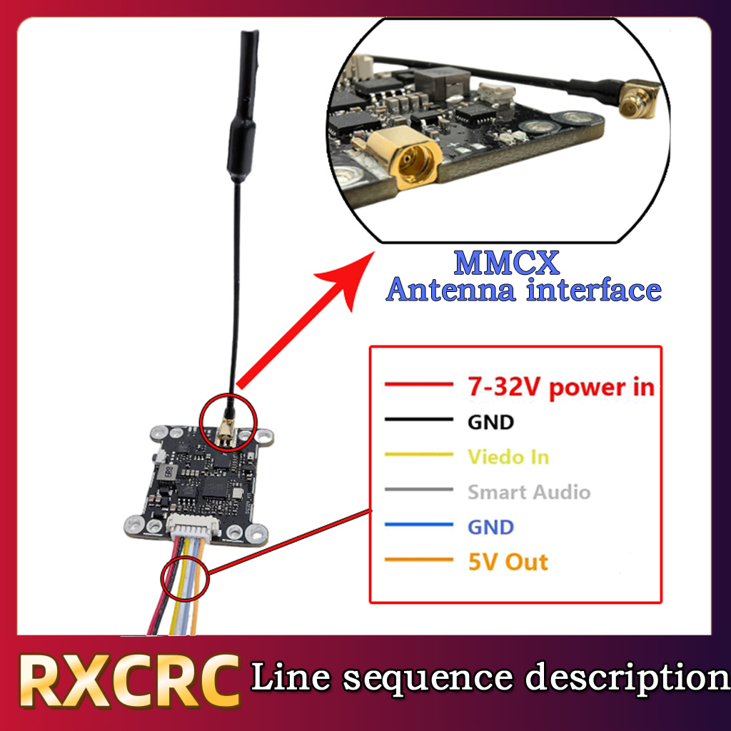 RXCRC 5,8G модуль 48 каналов 1 – обзор и цена Rc Airplane Drone