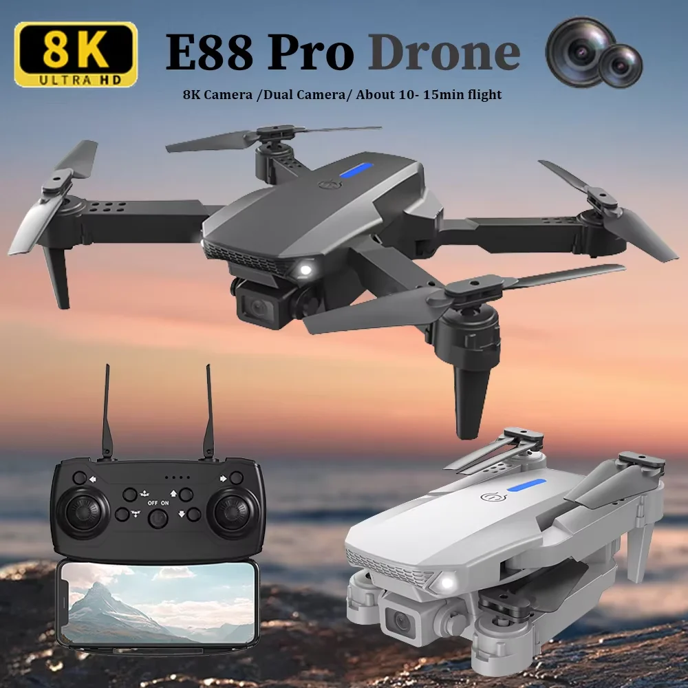 Дрон для аэрофотосъемки E88 4K – обзор и цена Drone Smart Rc Foldable