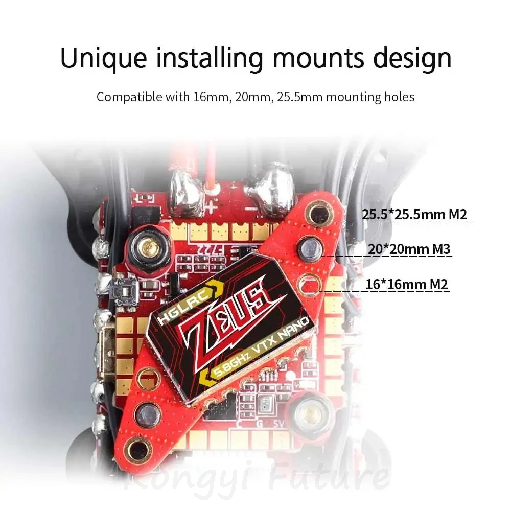 HGLRC Zeus Nano VTX 5.8G 350 м – обзор и цена Telemetry Module Rc