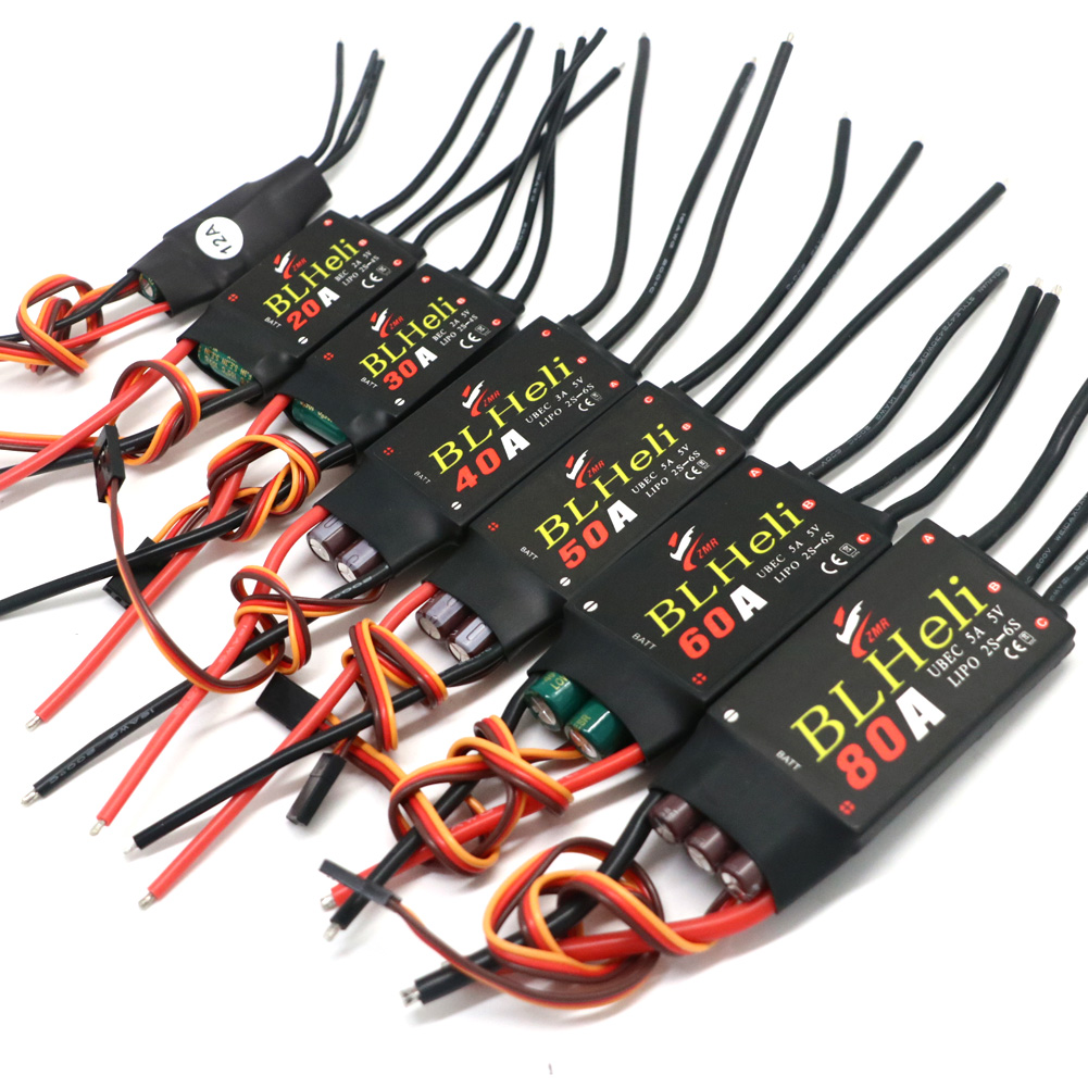 Бесщеточный ESC BLHeli 80A 12A – обзор и цена Plane Drone Rc